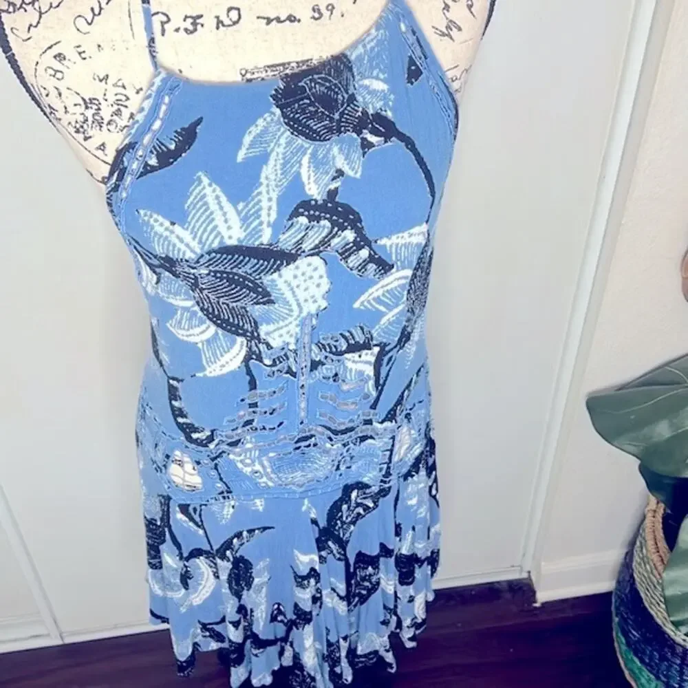 Free People Firefly Halter Slip Dress size Medium
